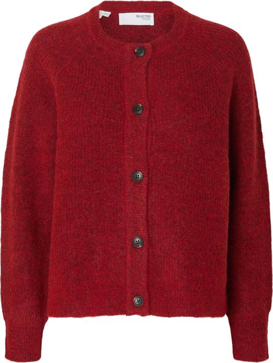 Selected Femme Slflulu Ls Knit Short Cardigan Noos