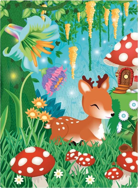 Actual product image Artista Glitter Snow Globe Deer