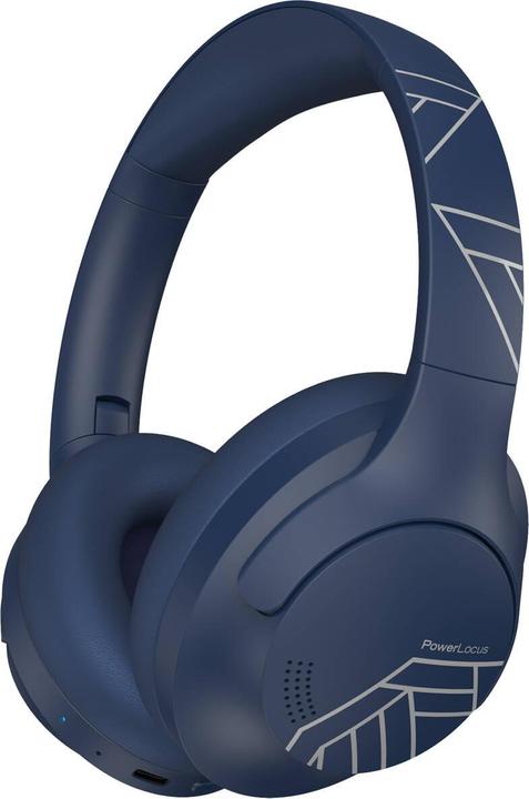 Immagine prodotto PowerLocus Cuffie senza fili P3 (blu-argento) (50 h, Senza fili)