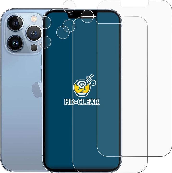 Produktbild BROTECT Schutzfolie Displayschutz Klar (2 Stück, Apple iPhone 13 Pro)