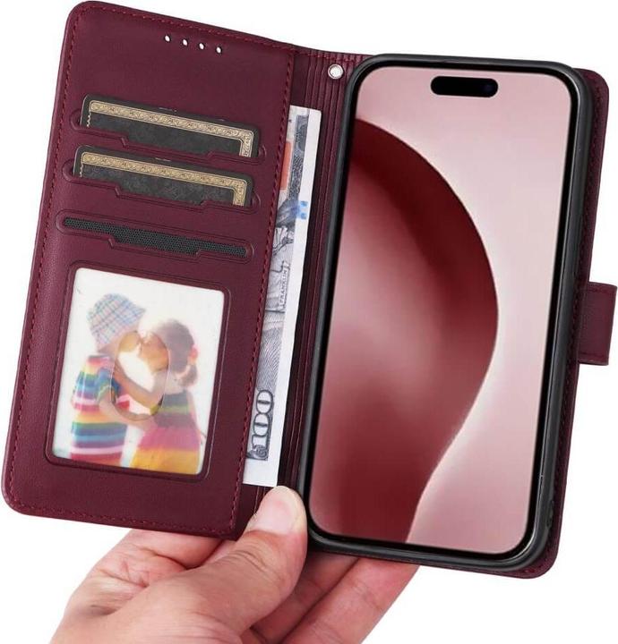Immagine prodotto Cover-Discount iPhone 16 Pro - Custodia a portafoglio divisibile 2 in 1 per telefoni cellulari (Apple iPhone 16 Pro)
