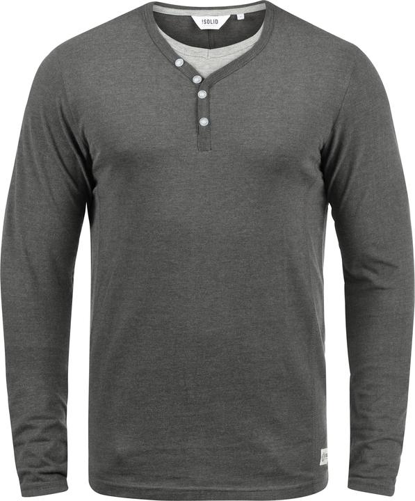 Immagine prodotto Solid Doriano Maglia Maglie A Maniche Lunghe Da Uomo Con Collo Grandad (XL)