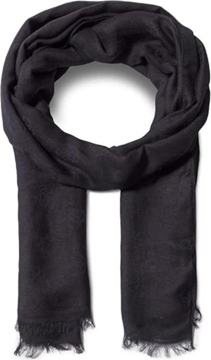 Image du produit Guess Ninette Jacquard, Textile Scarf, Black, 8 x 180, For Women