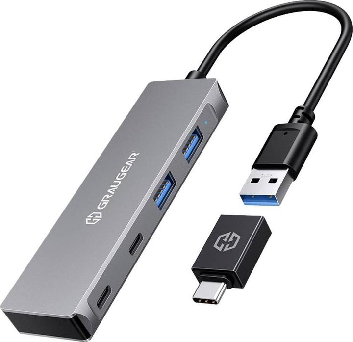 Graugear G-HUB2A2C-AC (USB-C, 4 Havens)