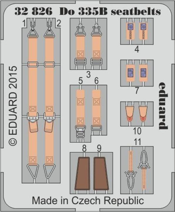 Immagine prodotto Eduard Cinture di sicurezza Do 335B per Hong Kong Mod.