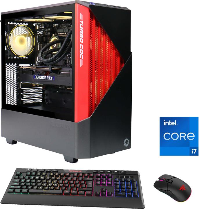 Actual product image Hyrican Gamemax Contac BR 7030 i7-13700F 16GB/1TB SSD RTX4080 Win11 (Intel Core i7-13700F, 16 GB, 1000 GB, GeForce RTX 4080)