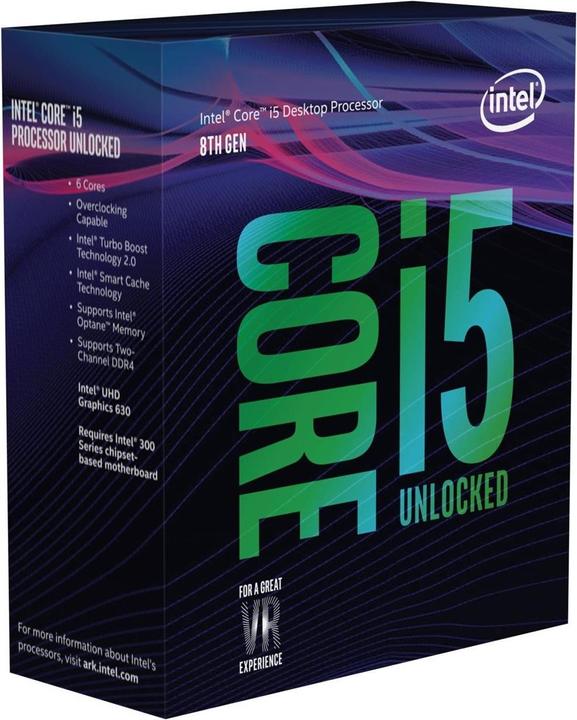 Image du produit Intel Core i5-8600K (LGA 1151, 3.60 GHz, 6 -Core)