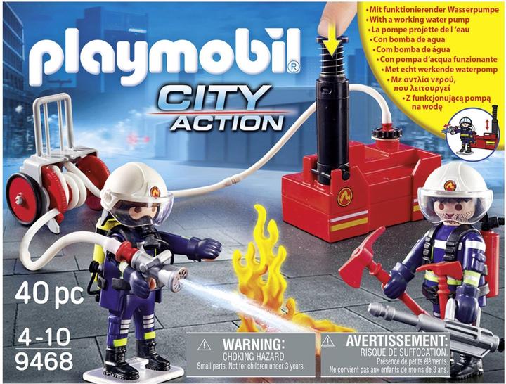 Produktbild Playmobil Feuerwehrmänner mit Löschpumpe (9468, Playmobil City Action)