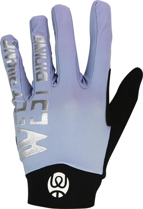 Actual product image Avizar West Biking touchscreen cycling gloves, non-slip palm, size XS - blue (XS)