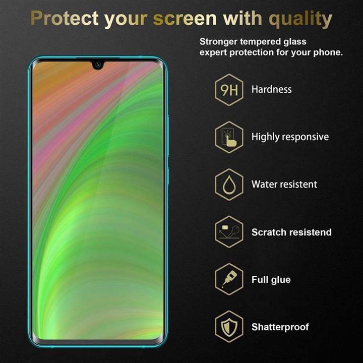 Actual product image Cadorabo display protection glass (3 Piece, Xiaomi Mi Note 10, Xiaomi Redmi Note 10S)