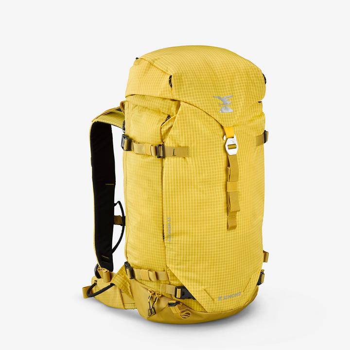 Simond Rucksack Bergsteigen vielseitig modulierbar – Alpinism 33 gelb (33 l)
