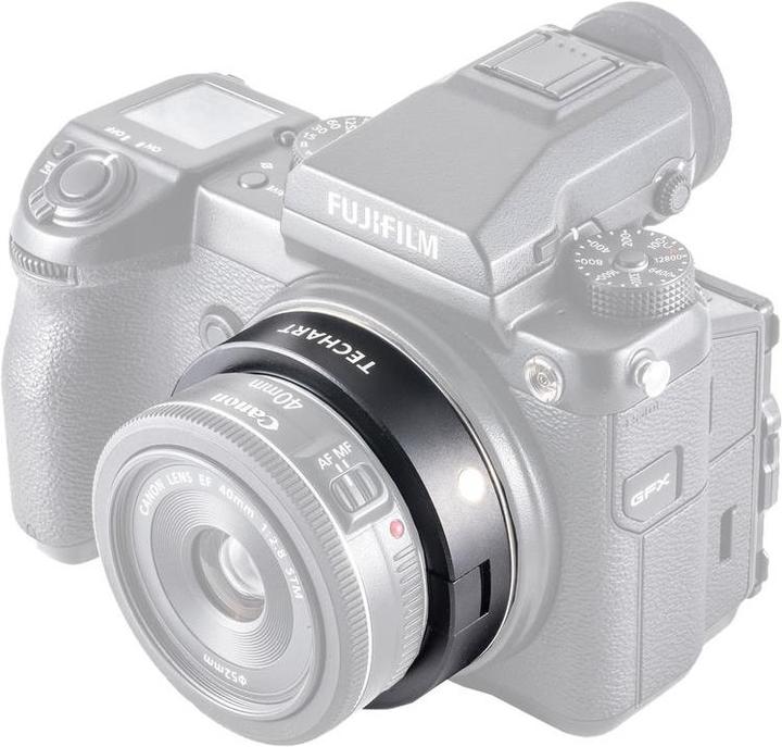 Actual product image Techart AF-Adapter Canon EF to Fujifilm GFX
