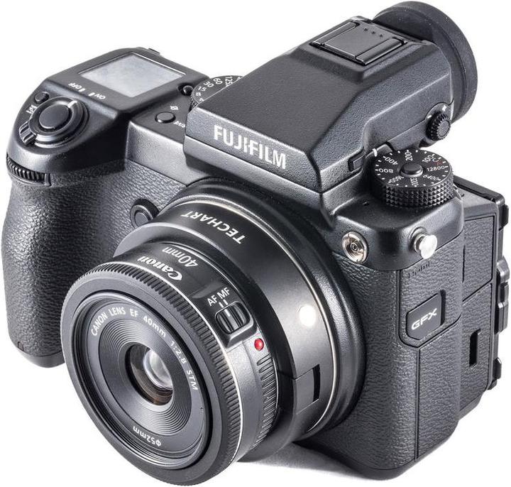 Actual product image Techart AF-Adapter Canon EF to Fujifilm GFX