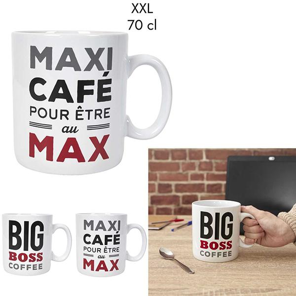Image du produit mug xxl 70cl, 2-fois assorti (700 ml, 1 x)