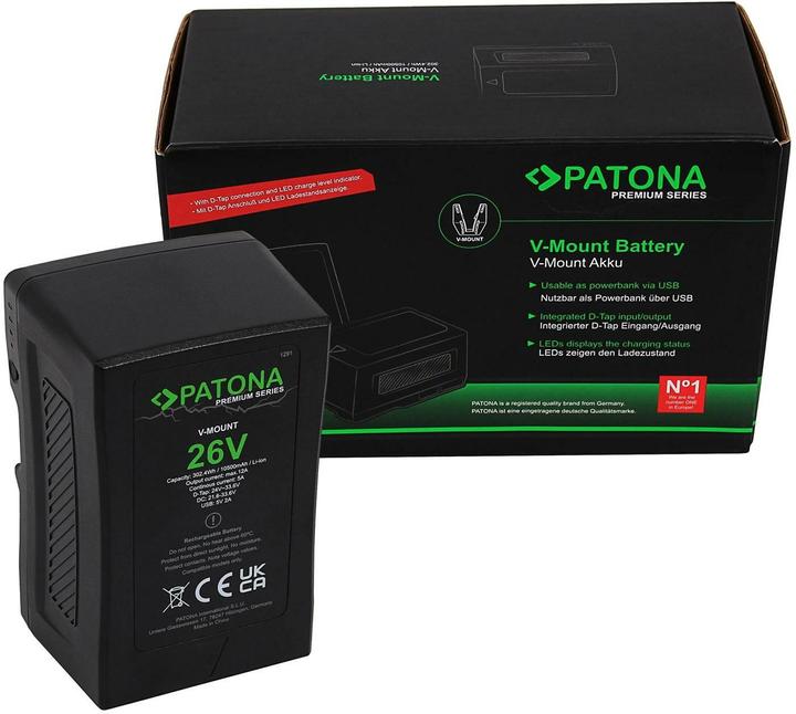 Produktbild Patona Premium Akku V-Mount 26V 302Wh (Kamera Akku)