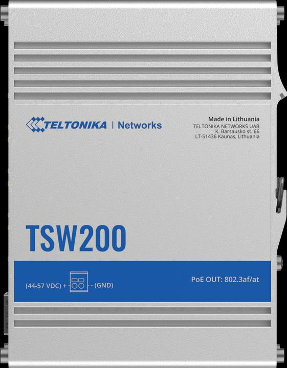 Actual product image Teltonika TSW200 (10 Ports)