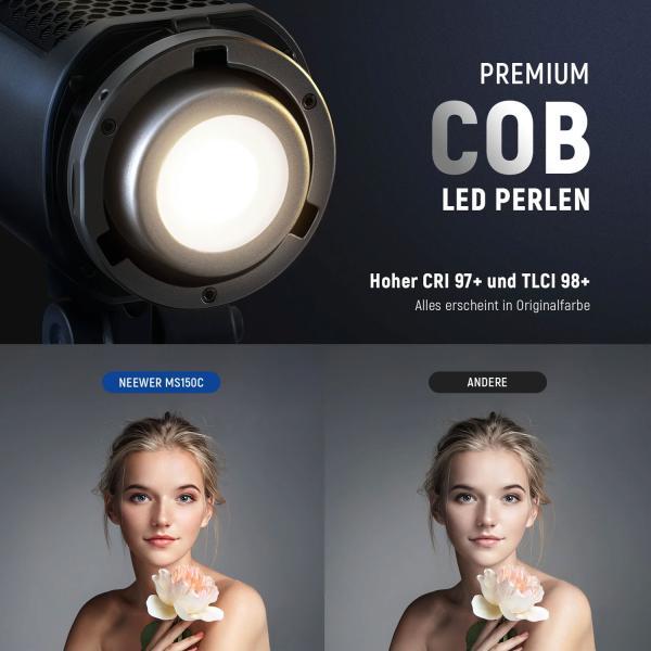 Actual product image Neewer Lamp LED MS150C RGB 150W 2700-6500K