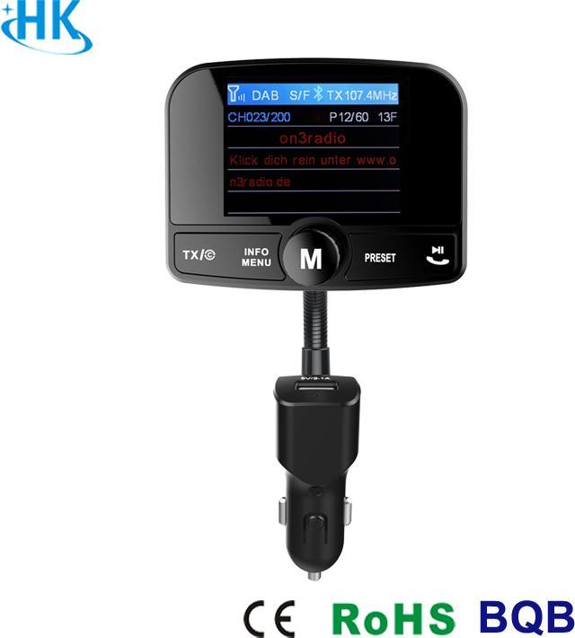Ohmex DAB+ Sender f?r Auto Bluetooth Freisprecheinrichtung für Auto