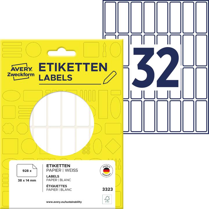 Actual product image Avery Vielzweck-Etiketten