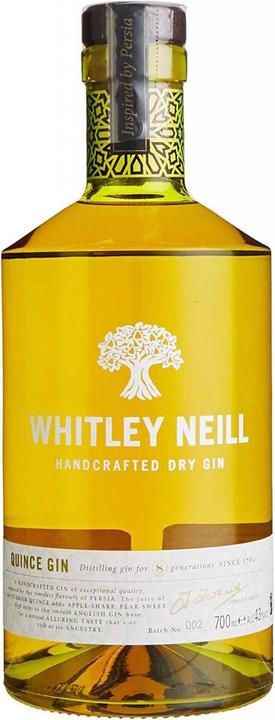 Image du produit Whitley Neill Quince (coing) Dry Gin (1 x 70 cl)