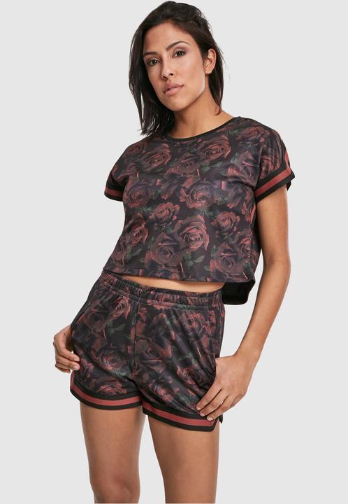 Immagine prodotto Urban Classics T-shirt a maglia a righe a spalla corta ed estesa per donne (L)