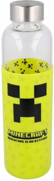 Produktbild Stor Minecraft Silikondeckel Glasflasche 585ml (0.59 l)