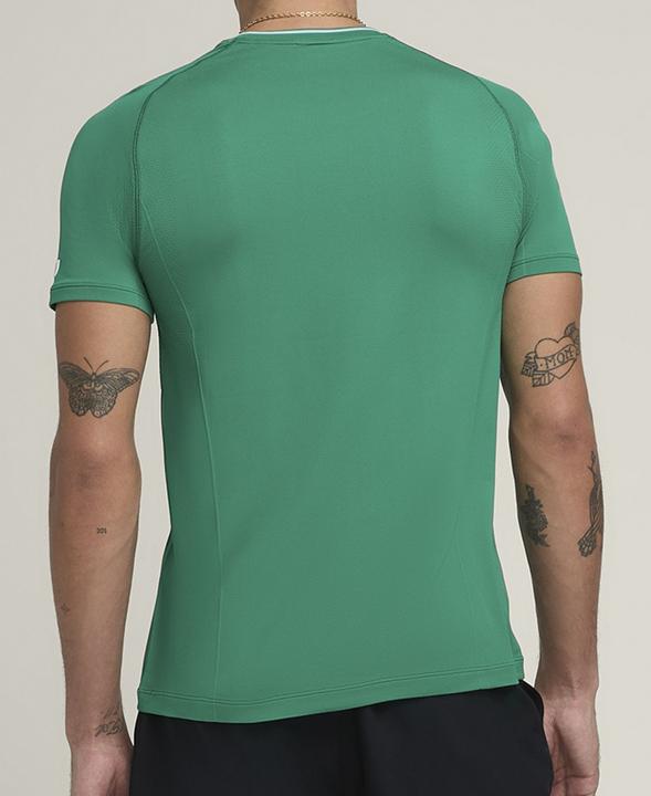Image du produit Wilson Team Seamless Crew Courtside Hommes Vert (S)