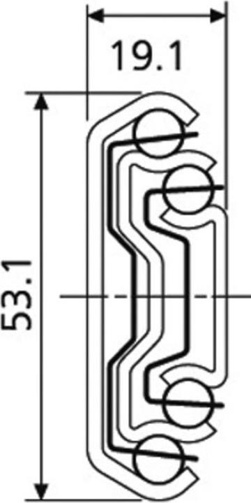 Actual product image Accuride Ball over-extension DS5321, Corrosion resistant