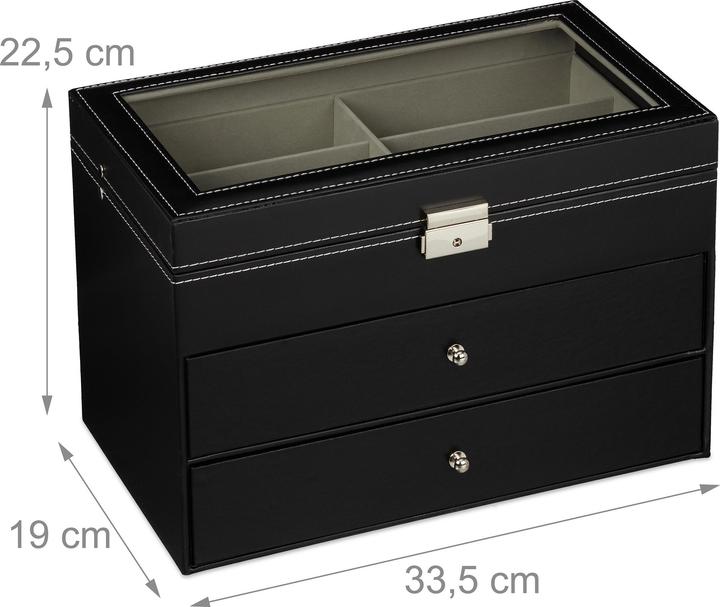 Actual product image Relaxdays Glasses Box, 18 Spectacles