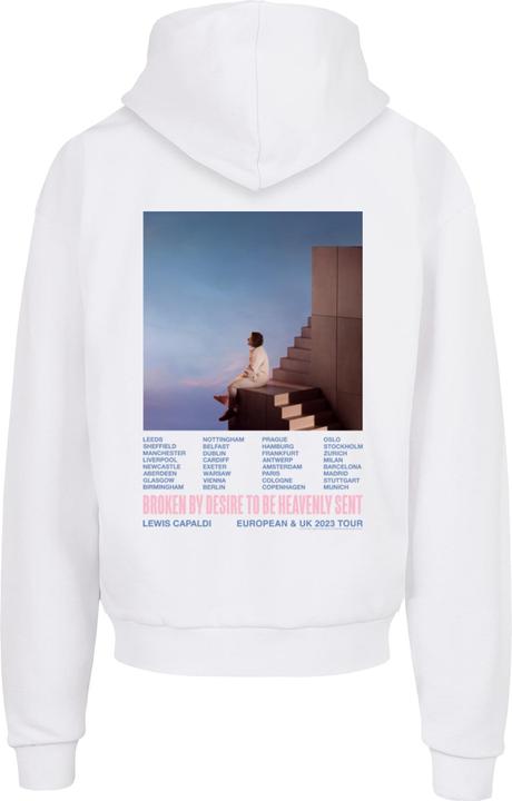 Immagine prodotto Merchcode Lewis Capaldi - Felpa con cappuccio ultra pesante Tour grabsheet 1 - 116289 (M)