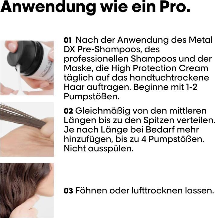 Image du produit L'Oréal Professionnel Crème haute protection Metal DX (Pâte capillaire, 100 ml)
