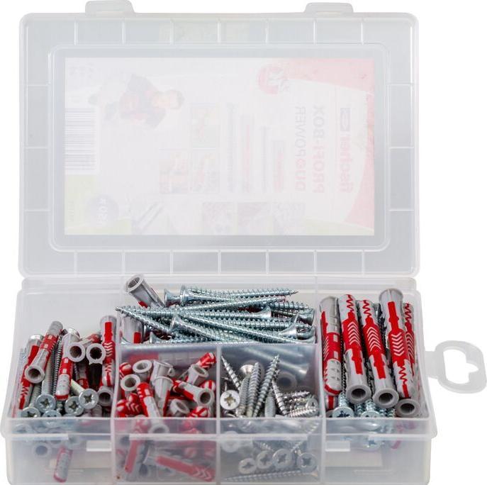 Actual product image Fischer Meister-Box DUOPOWER with screws 50x6/.5x40 30x8/5x60 (160 pcs.)