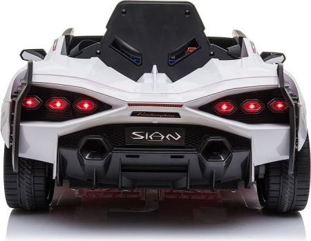 Produktbild Es-toys Elektro Kinderauto „Lamborghini Sian“ – lizenziert – 12V Akku, 2 Motoren -MP3, Ledersitz + (12 V)