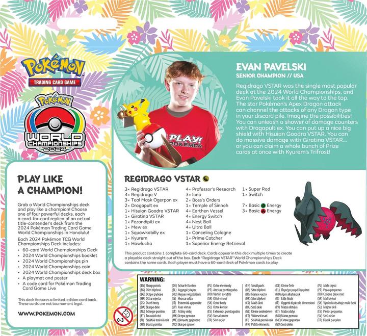 Image du produit Pokémon P-EN World Championship Deck 2024 (Anglais, Pont)