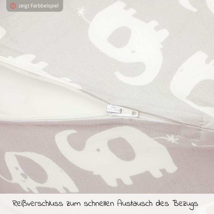 Actual product image Theraline Nursing pillow "The Comfort" with micro pearl filling incl. cover 180 cm (34 cm)