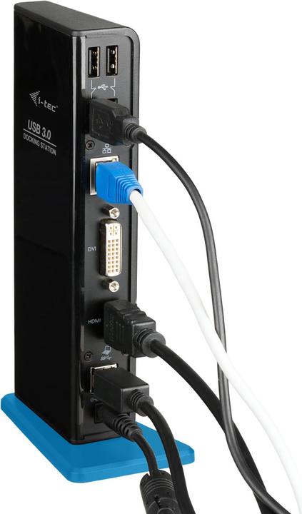 Actual product image i-tec USB 3.0 Dual Full HD Dock (USB-B, 2 Ports)