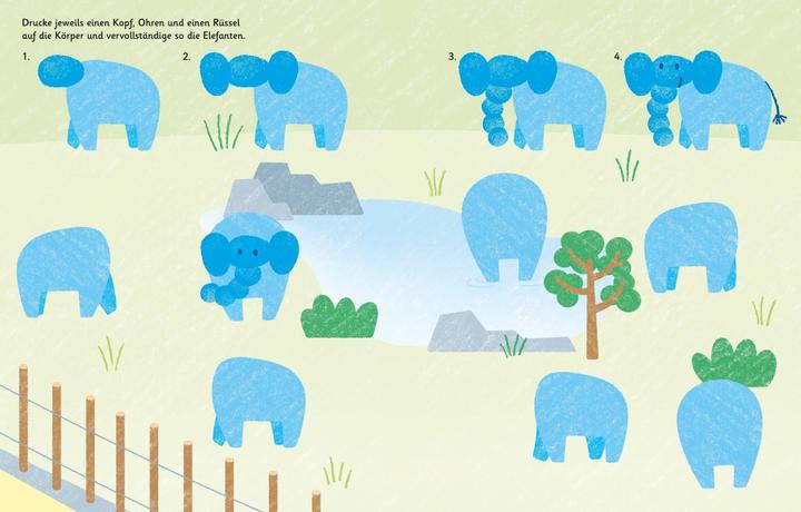 Produktbild Fingerstempeln: Im Zoo
