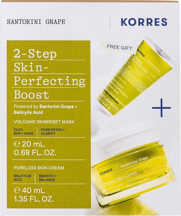 Korres Santorini Grape Set 2-Step Boost für Hautperfektionierung (Gesichtspflege set)
