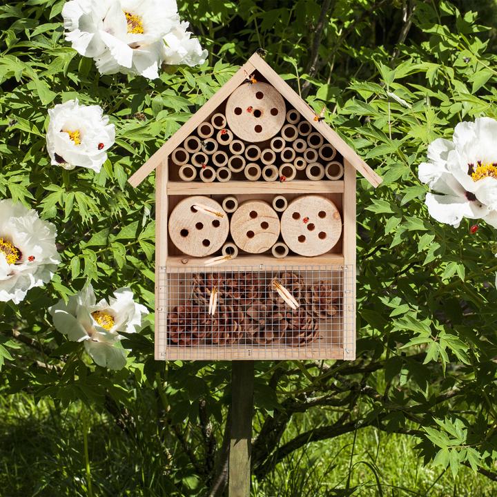 Produktbild Relaxdays Insektenhotel (Florfliegen, Wildbienen, Marienkäfer)