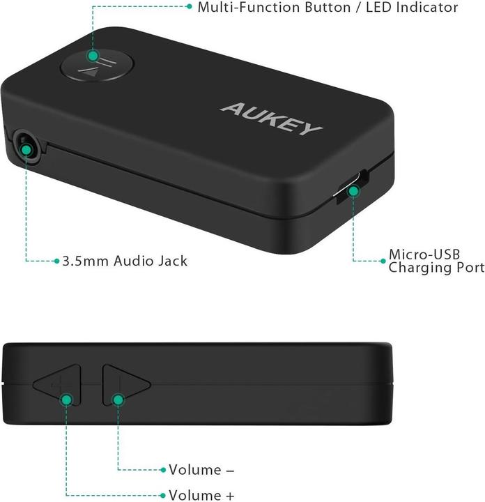 Produktbild Aukey BR-C2 Bluetooth Receiver (Empfänger)
