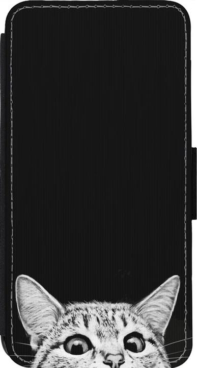 Immagine prodotto PhoneLook Portafoglio Gatto Nero che guarda in alto Nero (Apple iPhone 13 Pro)