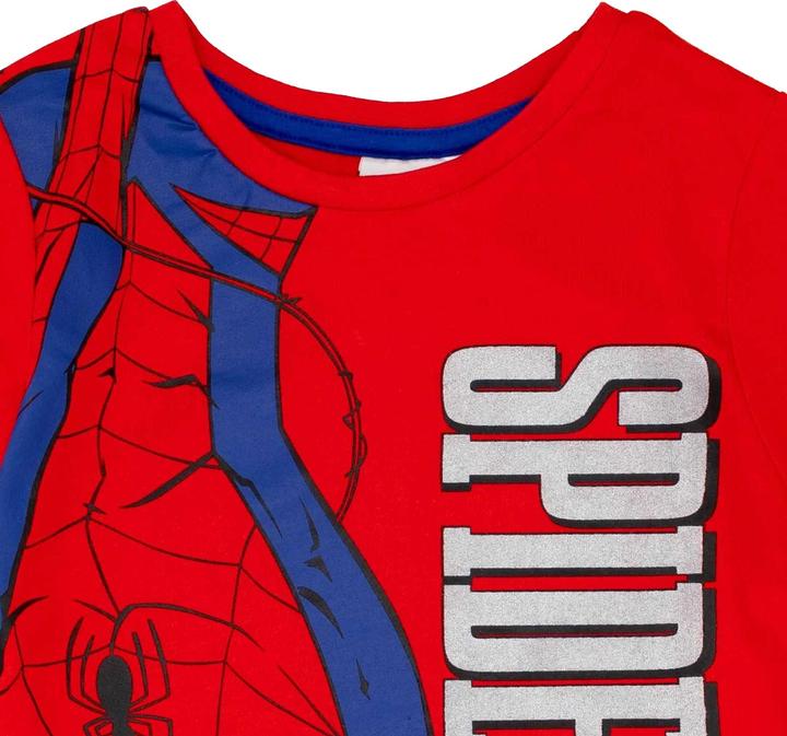 Actual product image Spiderman Boys Contrast Short Pyjama Set (128)