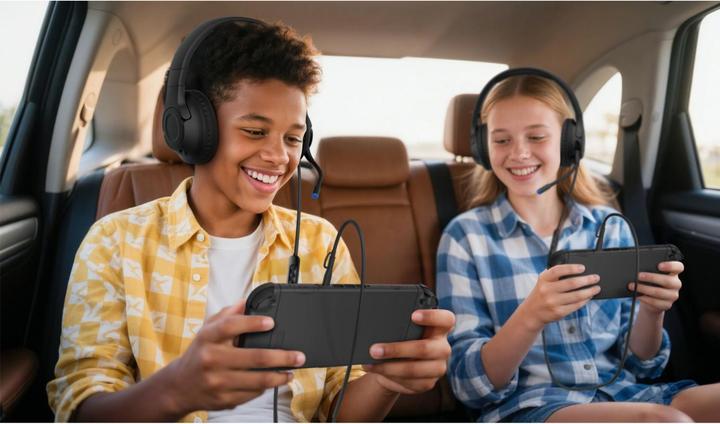 Image du produit Belkin Gaming On-Ear Kopfhörer für Kinder mit Kabel ENA011hqBK
