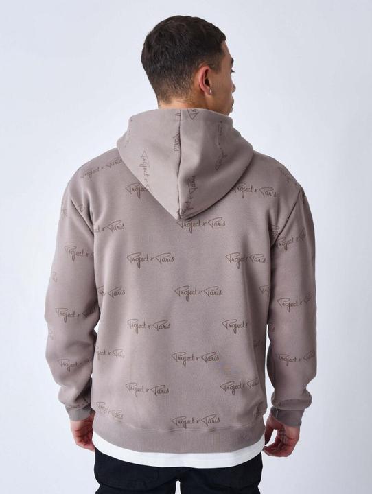 Immagine prodotto Project X Paris felpa con cappuccio stampata signature all over (XL)