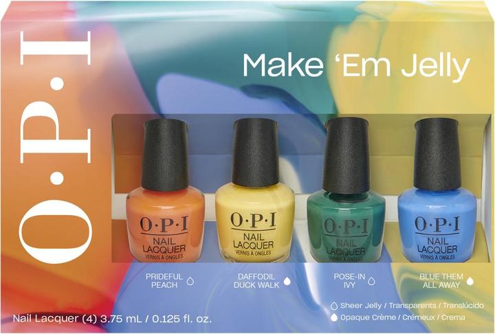 Actual product image OPI Make 'Em Jelly - 4er Mini Pack (Colour paint)