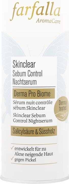 Produktbild Farfalla Skinclear Sebum Control Nachtserum Pip Fl 15 ml (15 ml)