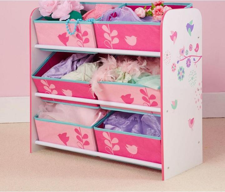 Actual product image Worlds Apart World Apart storage shelf flowers and birds