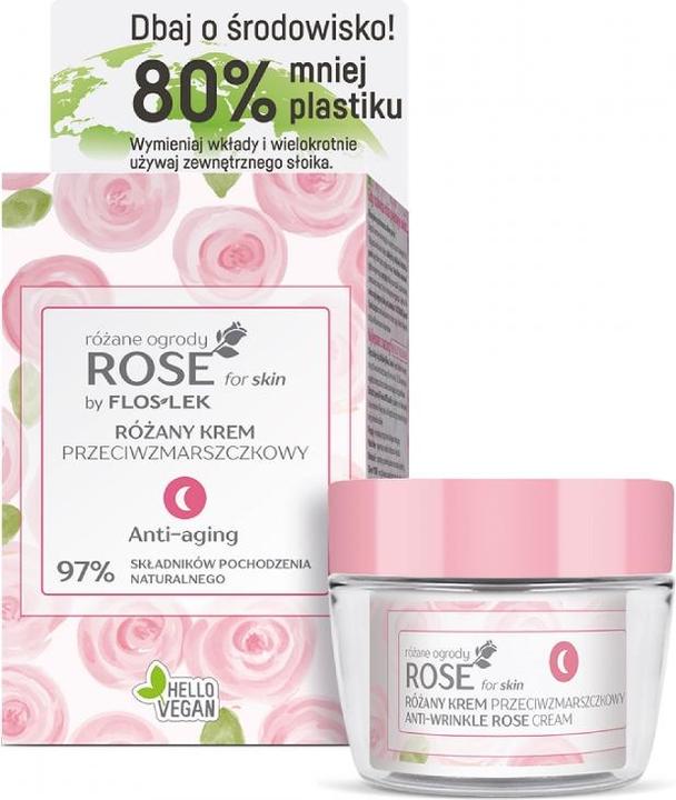 Floslek Rose For Skin rose anti-wrinkle night cream 50ml (50 ml)