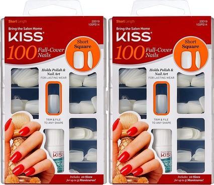 Actual product image KISS French Manicure (Artificial nails, Short Square)