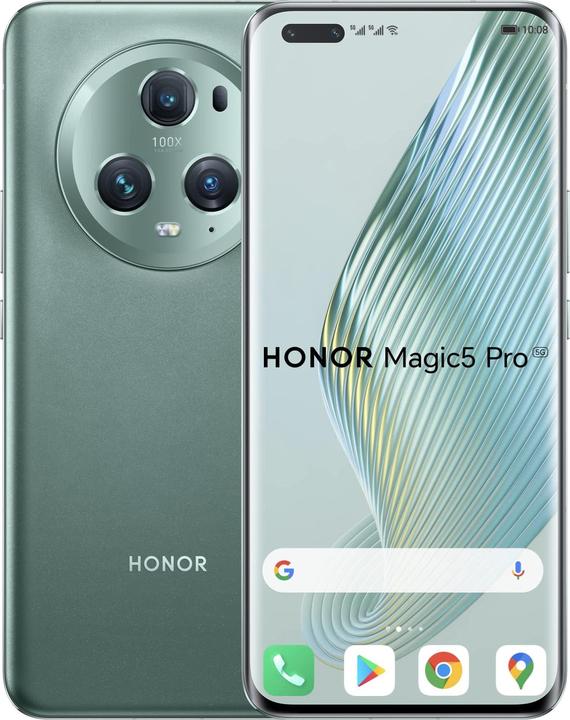 Image du produit Honor Magic5 Pro (512 Go, vert pré, 6.81", SIM + eSIM, 50 Mpx, 5G)